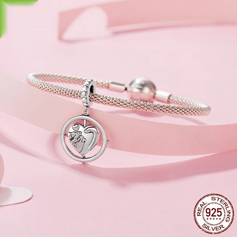 Collana tre cuori argento