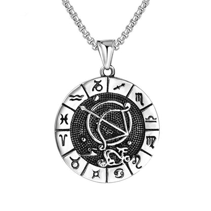 Collana segni zodiacali acciaio inossidabile