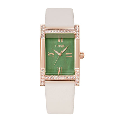 Orologio da donna quadrato retrò stile britannico