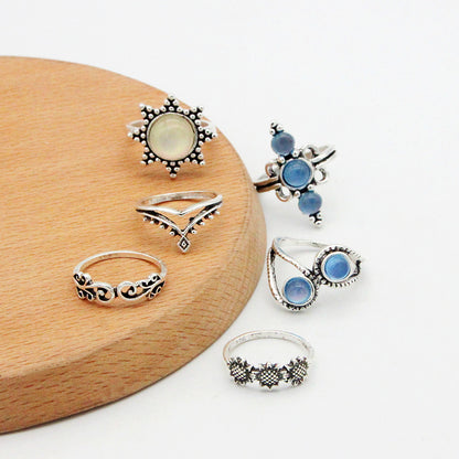 Set 6 anelli girasole