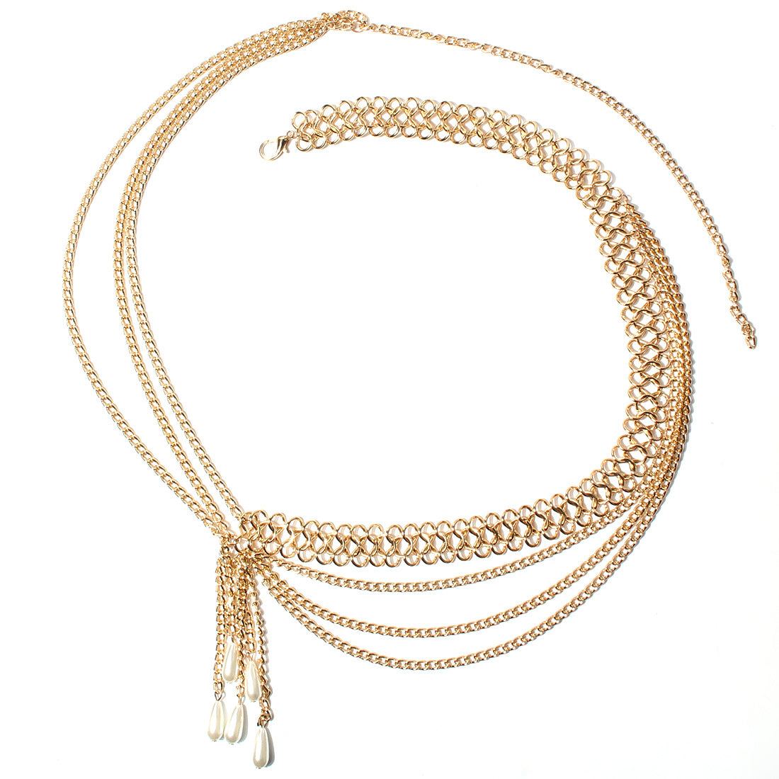 Catena corpo gocce geometriche