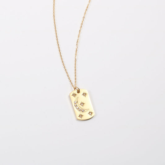 Collana luna quadrata