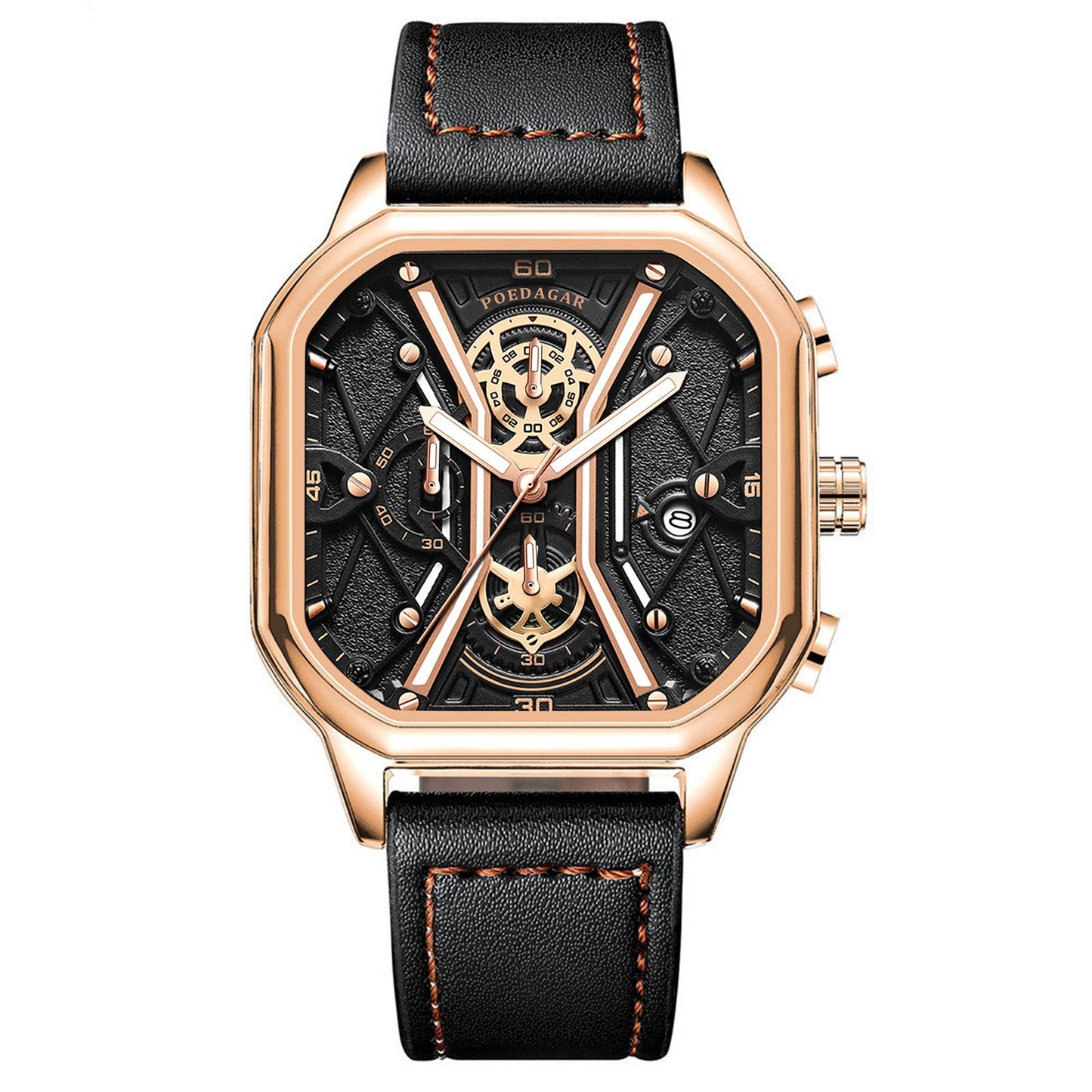 Orologio quarzo uomo luminescente