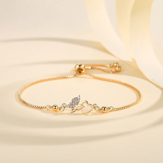 Bracciale Farfalla e Cuore