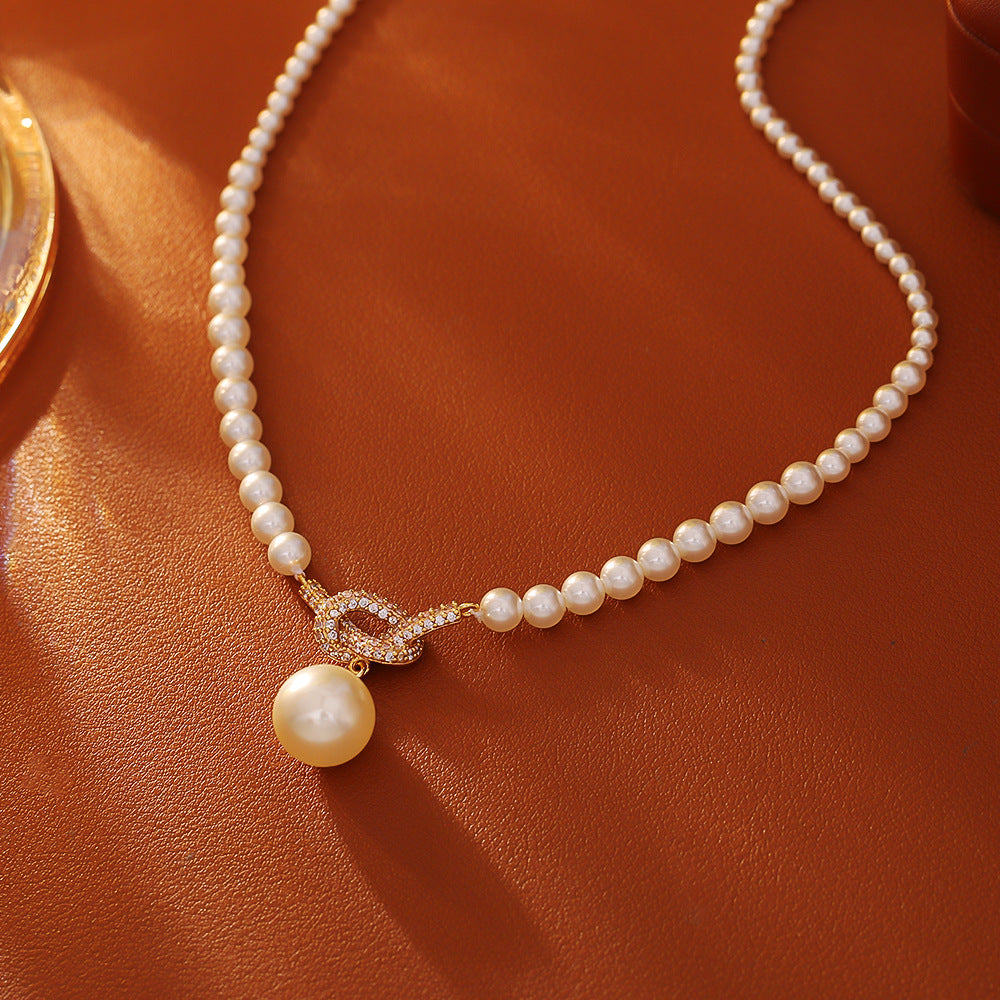 Collana perla con nodo