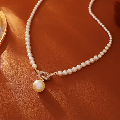 Collana perla con nodo