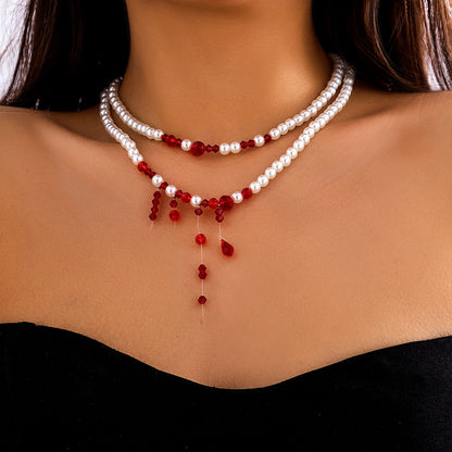 Collana gotica in perla
