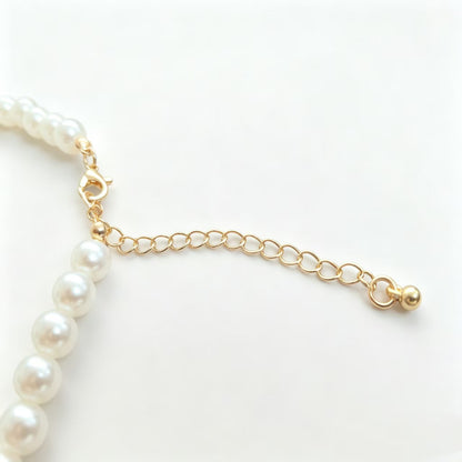 Collana Francese Perle Finte