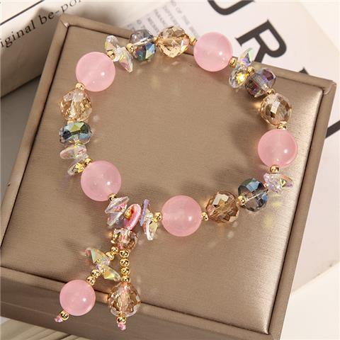 Bracciale cristalli blu mare