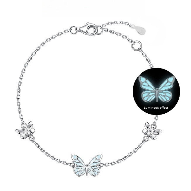 Set farfalla argento 925 luminoso