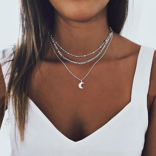 Collana luna stile boho