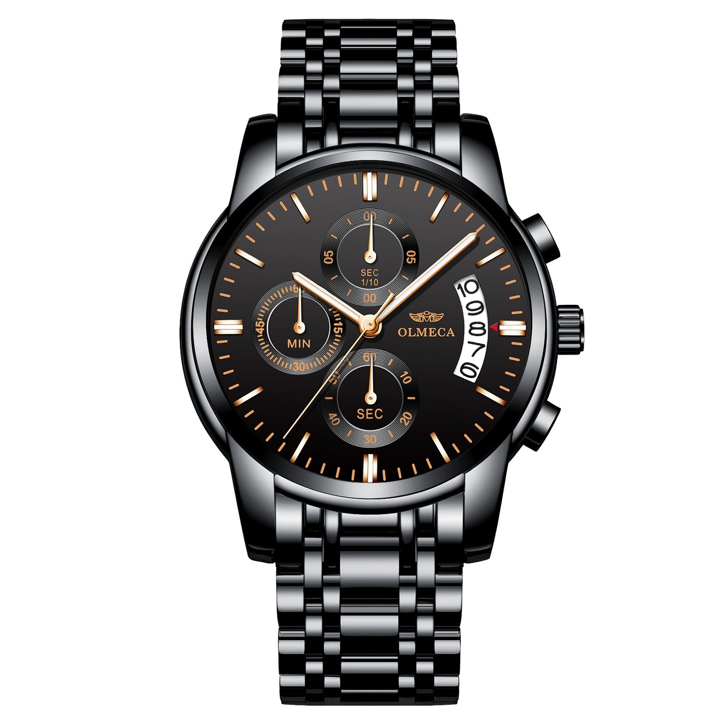 Orologio acciaio luminoso farfalla