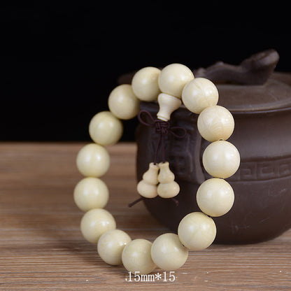 Braccialetto perle Buddha con abelia