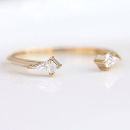 Anello zirconi vintage