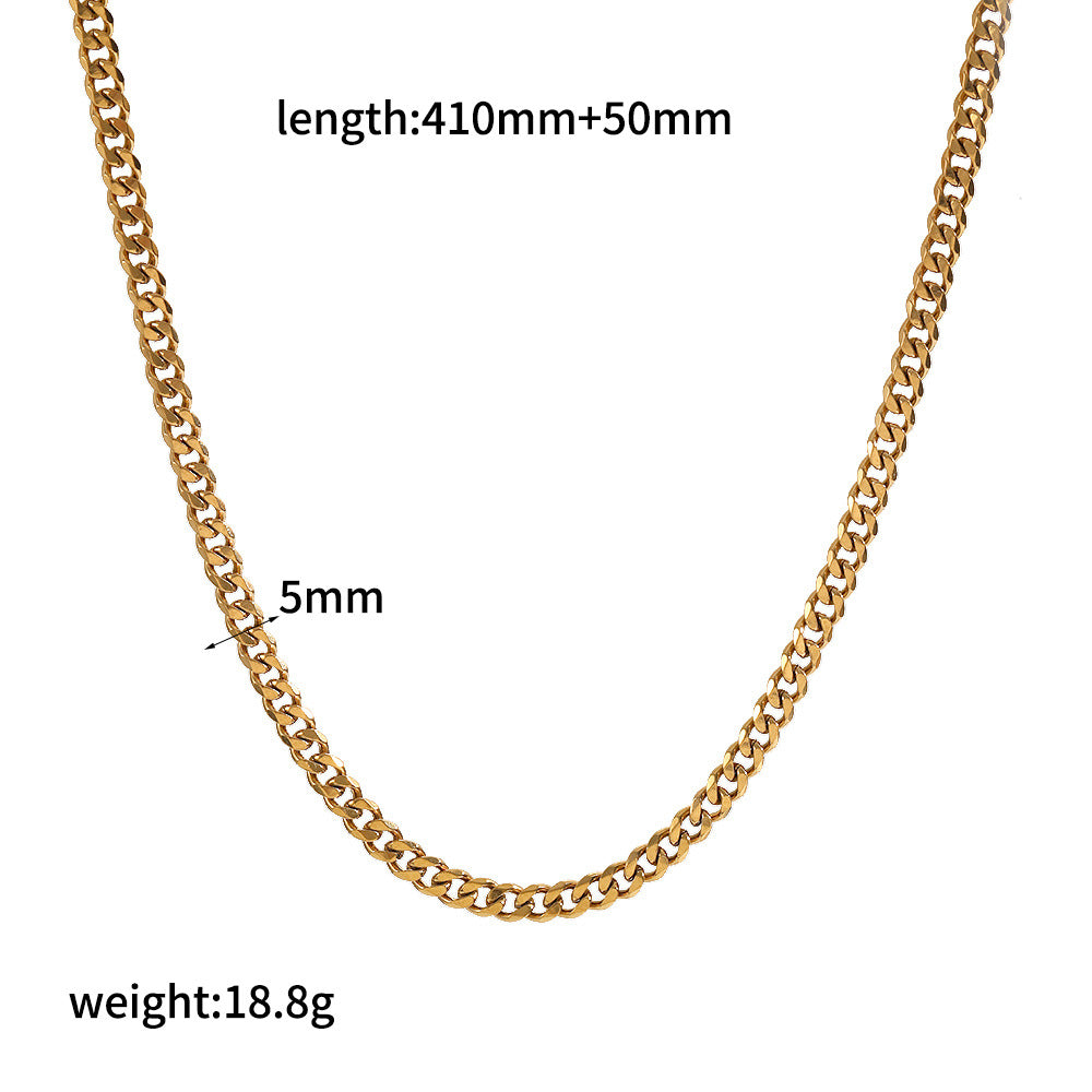 Collana acciaio inox personalizzabile
