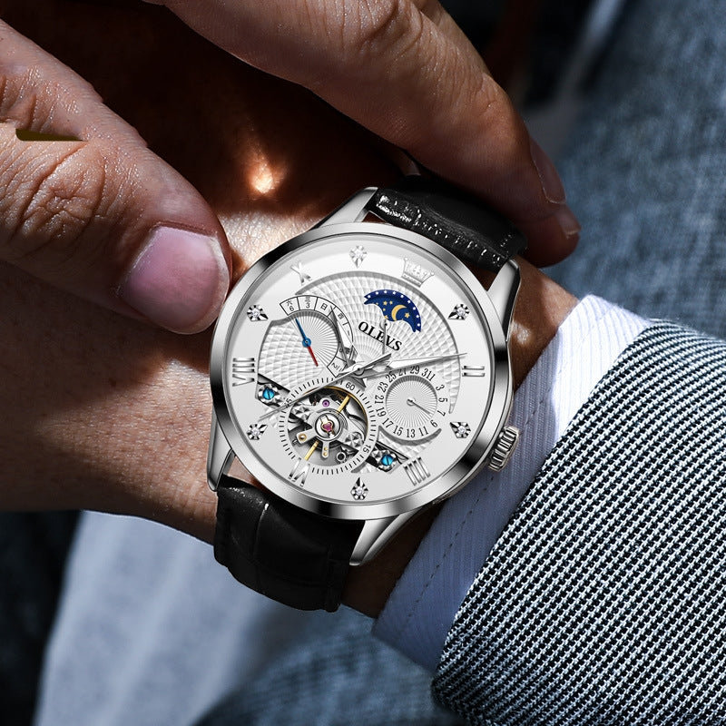 Orologio uomo automatico con apertura