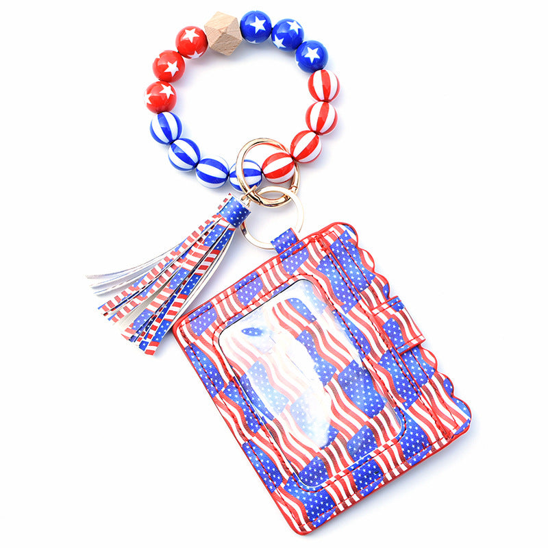 Braccialetto silicone perline