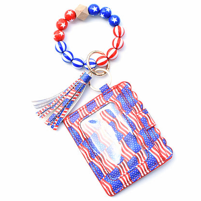 Braccialetto silicone perline
