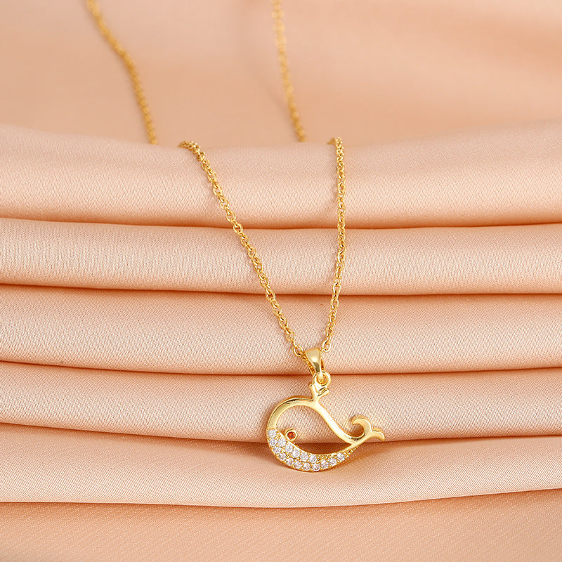 Collana balena da donna