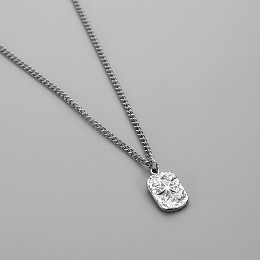 Collana pendente quadrato