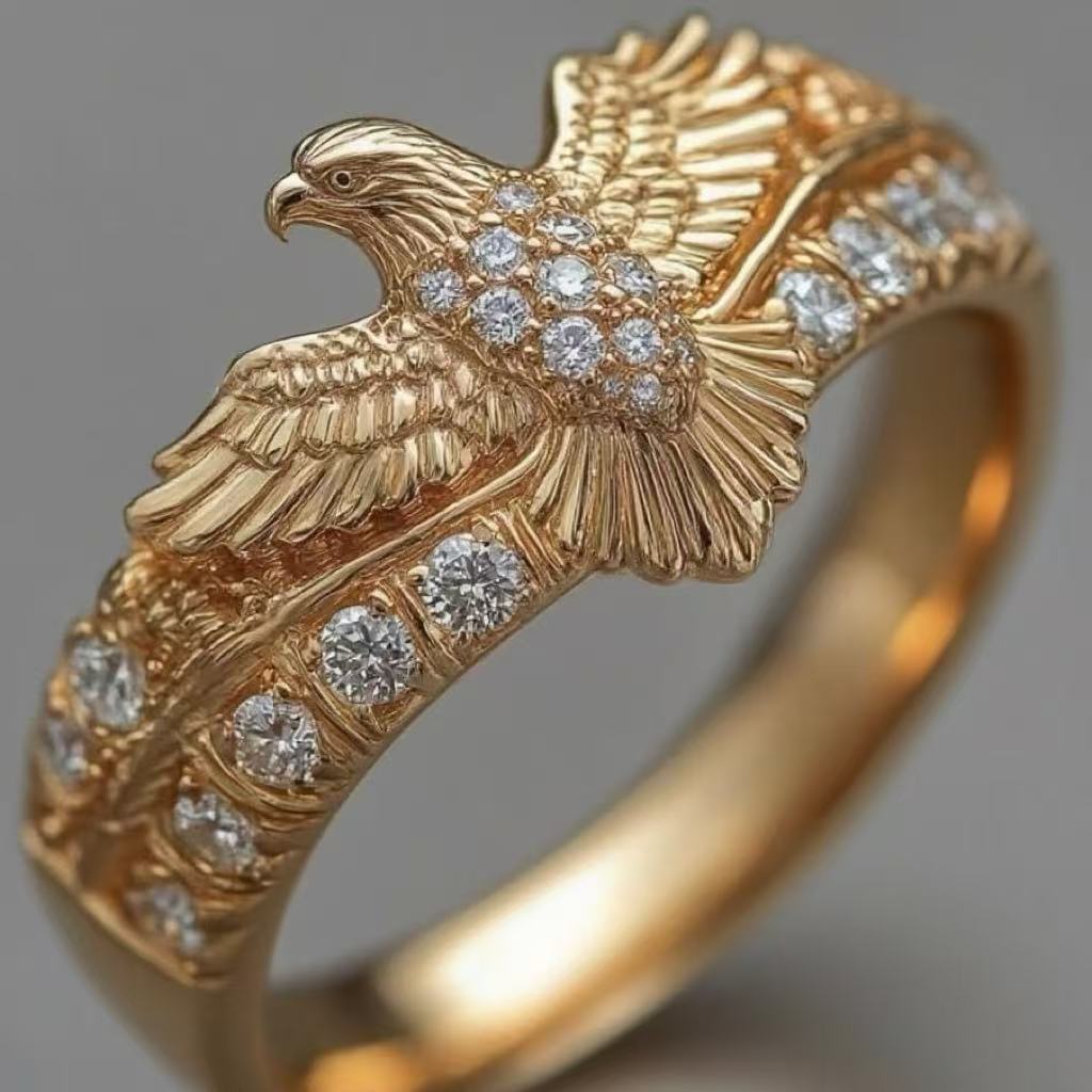 Anello ali d'aquila
