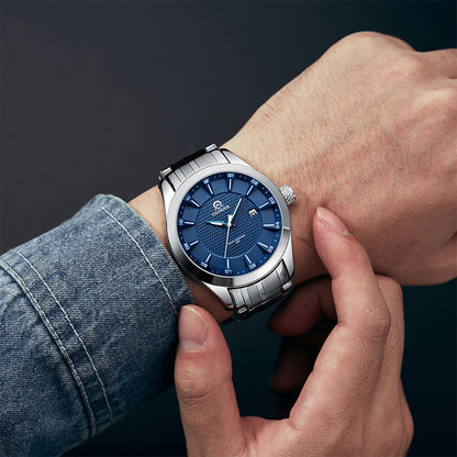 Orologio da uomo impermeabile con calendario al quarzo