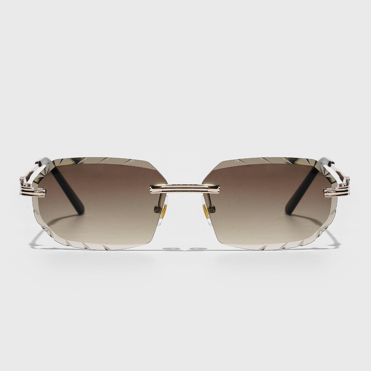 Occhiali montatura metallo taglio diamante