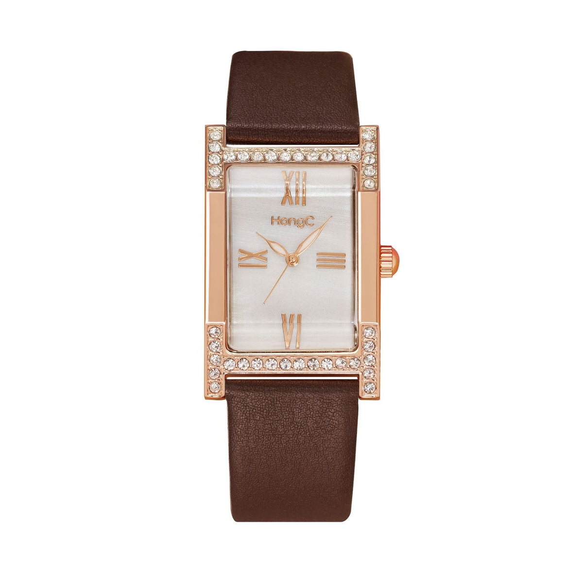 Orologio da donna quadrato retrò stile britannico