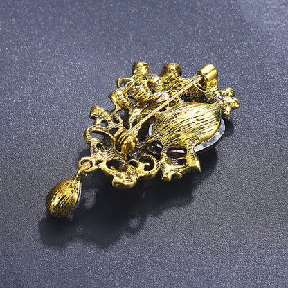 Spilla cristallo raffinata