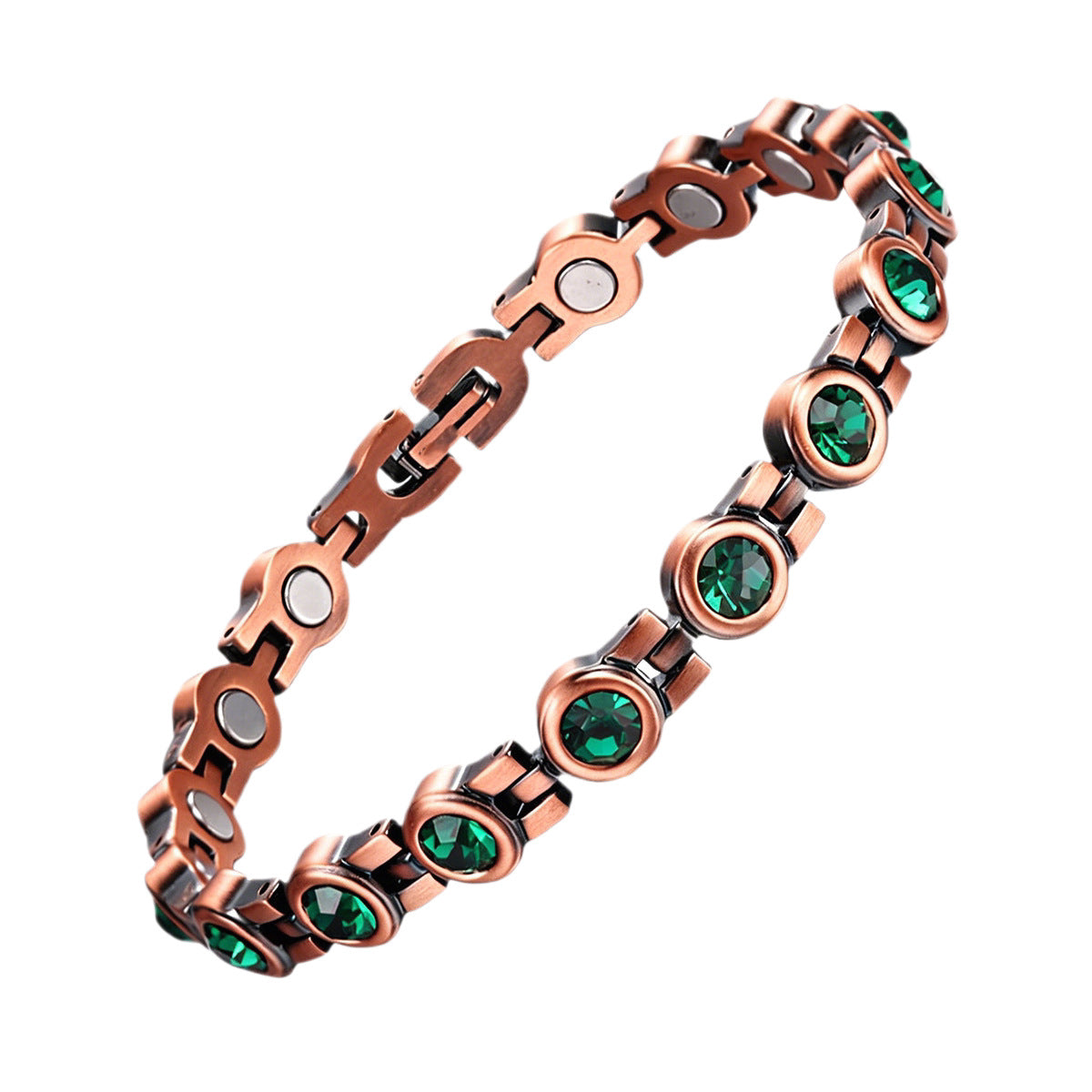 Bracciale Rame Cristalli