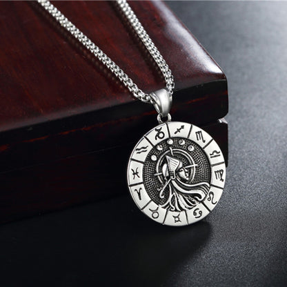 Collana segni zodiacali acciaio inossidabile