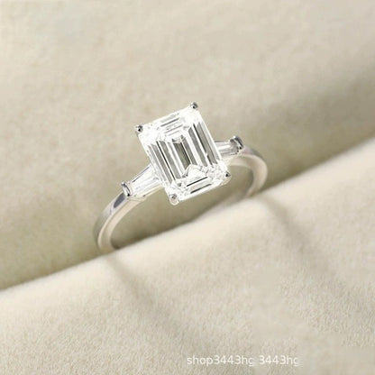 Anello smeraldo zircone da donna
