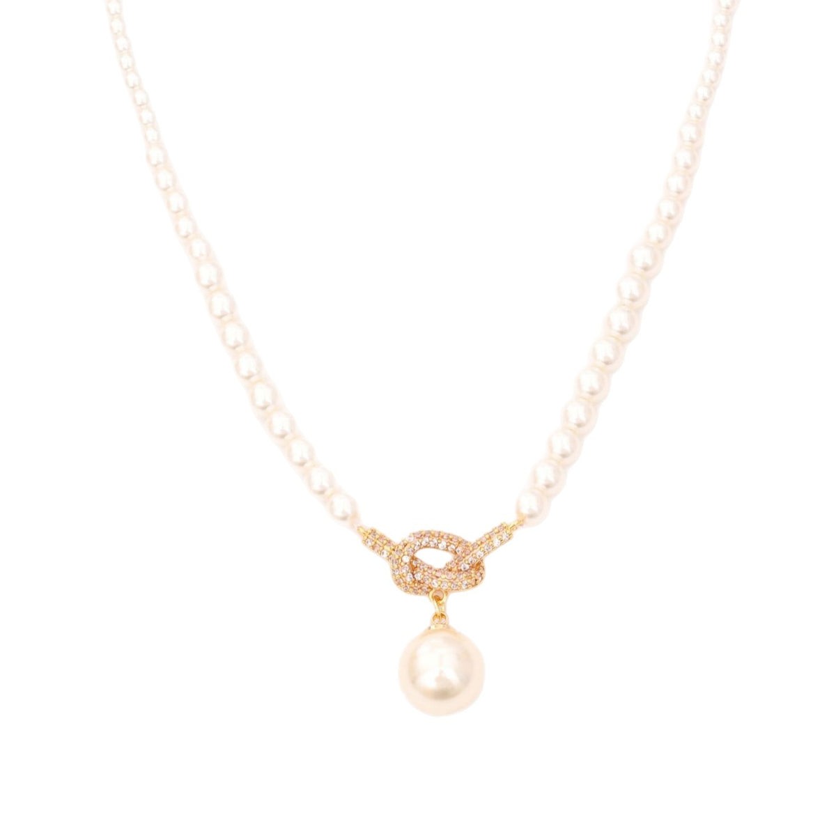 Collana perla con nodo
