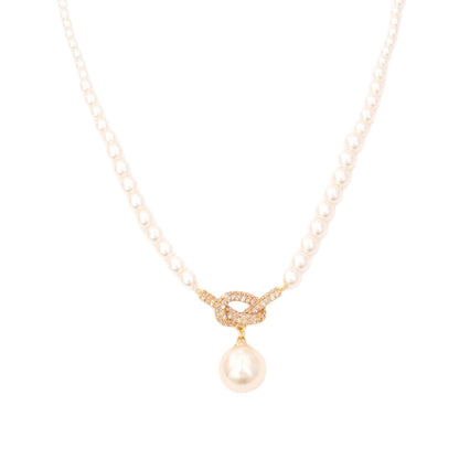 Collana perla con nodo