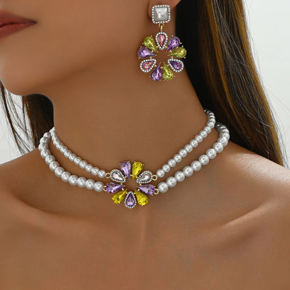 Collana fiore vintage