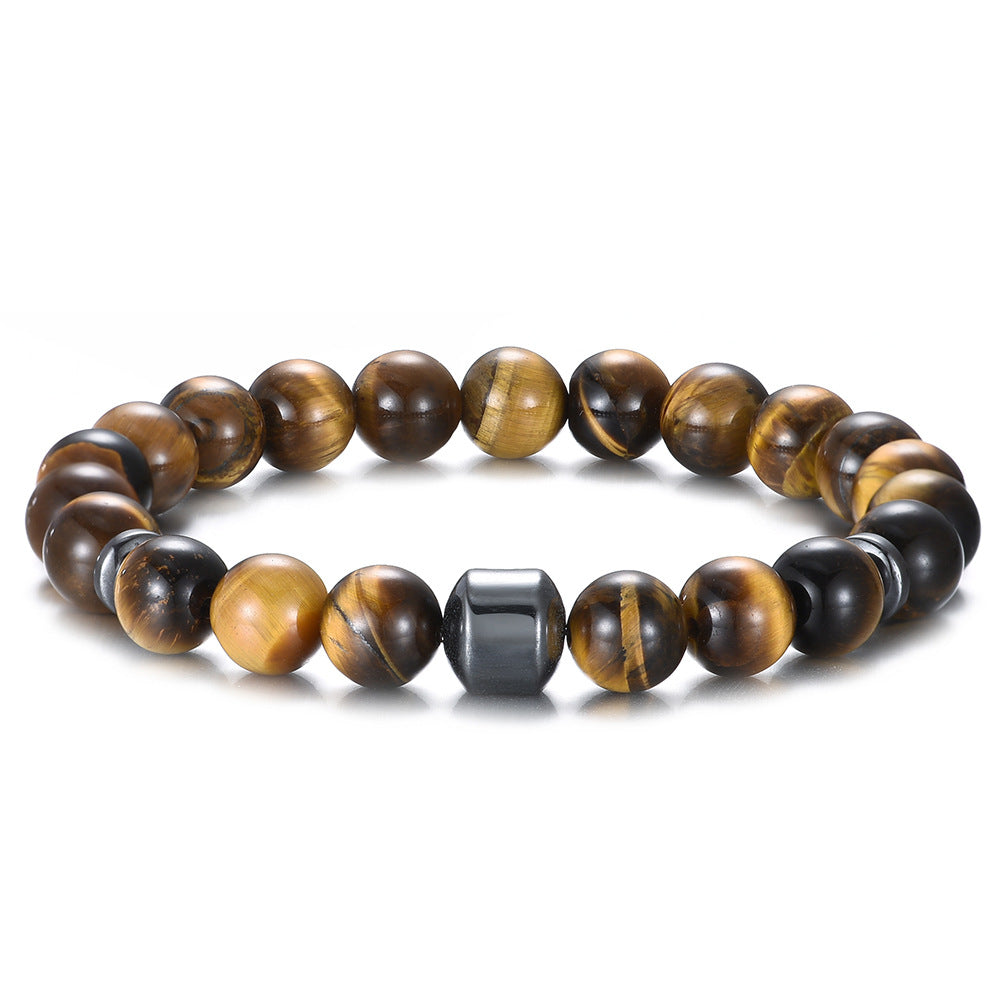 Bracciale occhio di tigre elastico