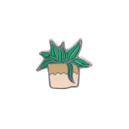 Spilla cactus in vaso