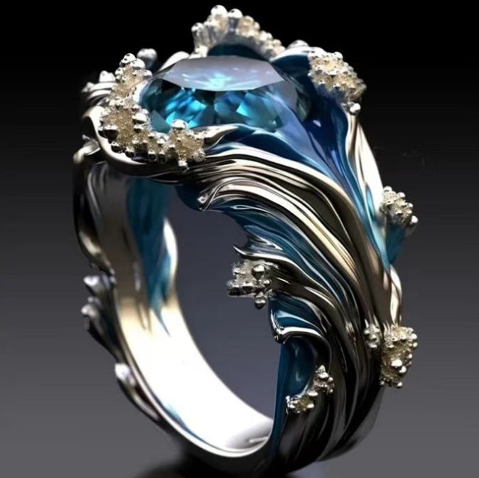 Anello diamante sintetico