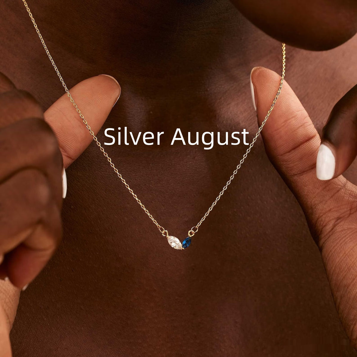 Collana cuore zircone acciaio titanio con pietra natale