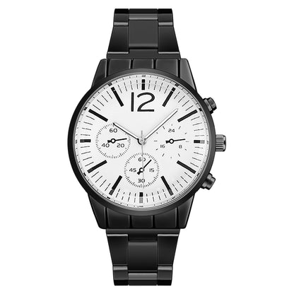 Orologio da uomo quadrante grande acciaio