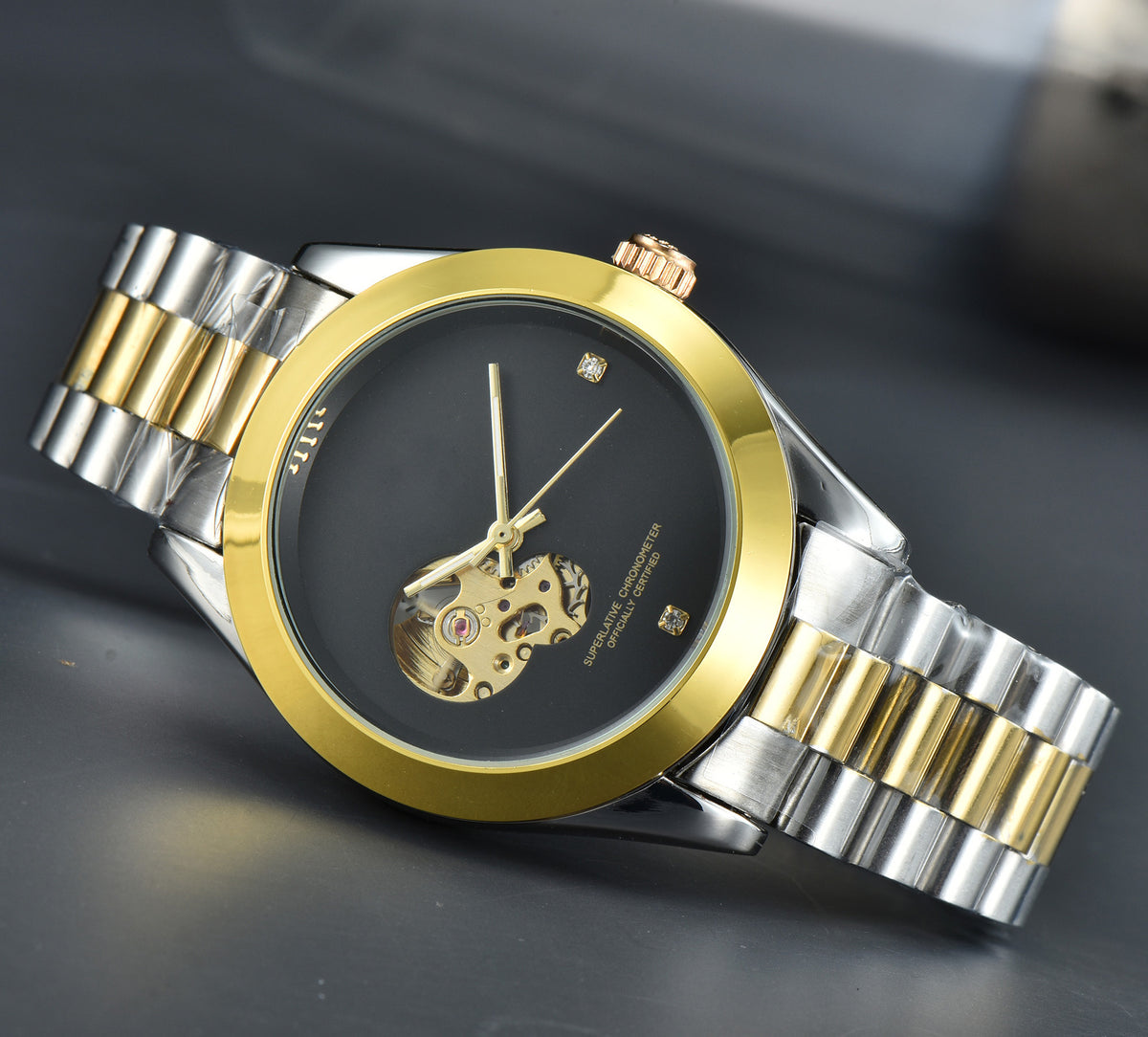 Orologio meccanico cavo casual