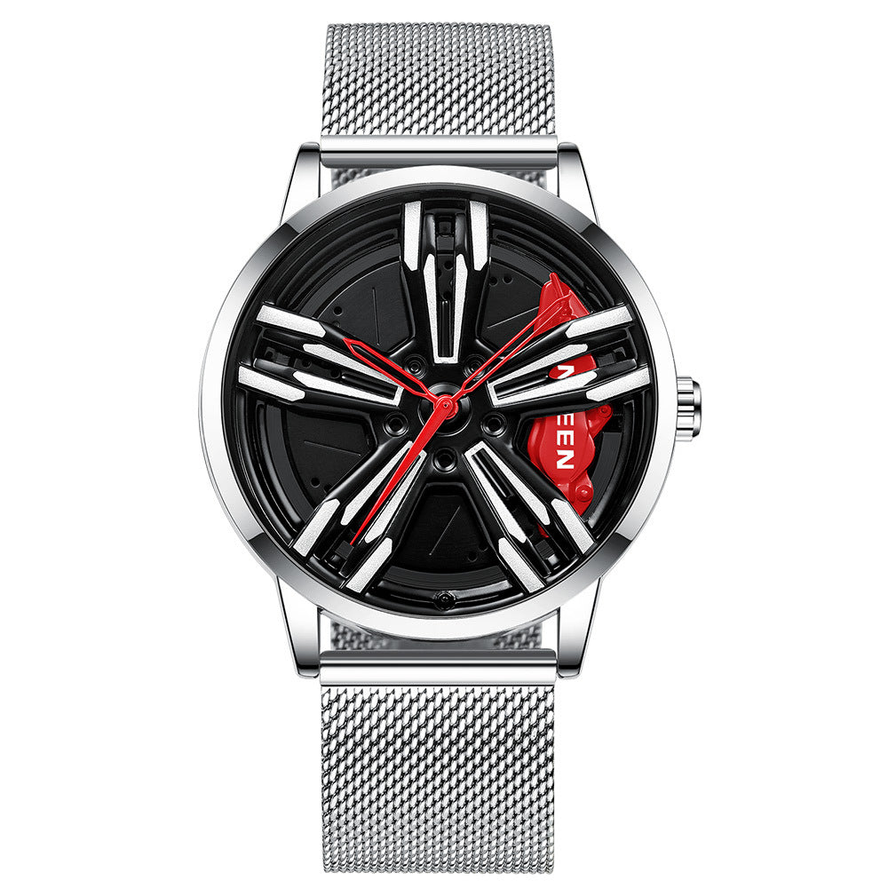 Orologio uomo tema locomotiva