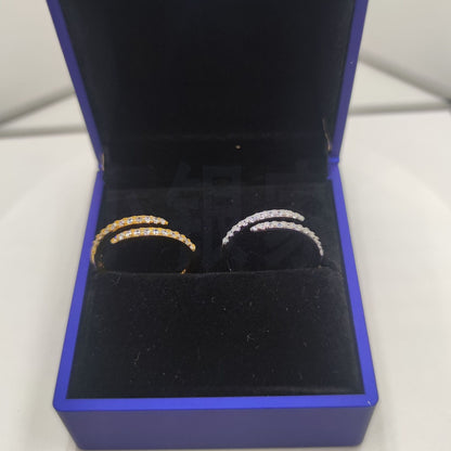 Anello Argento Torsione