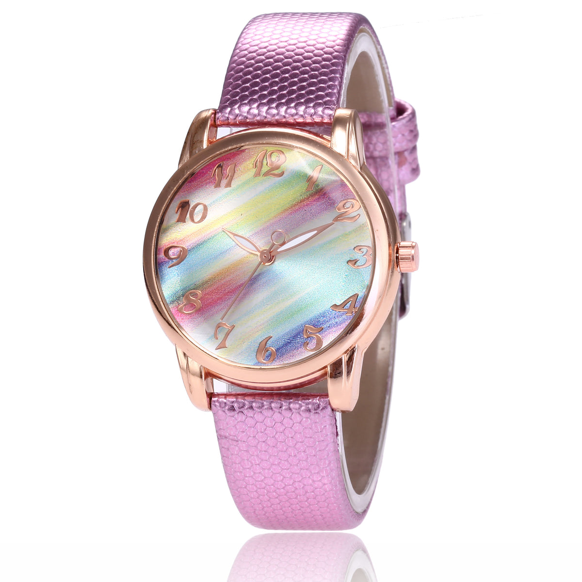 Orologio quadrante arcobaleno
