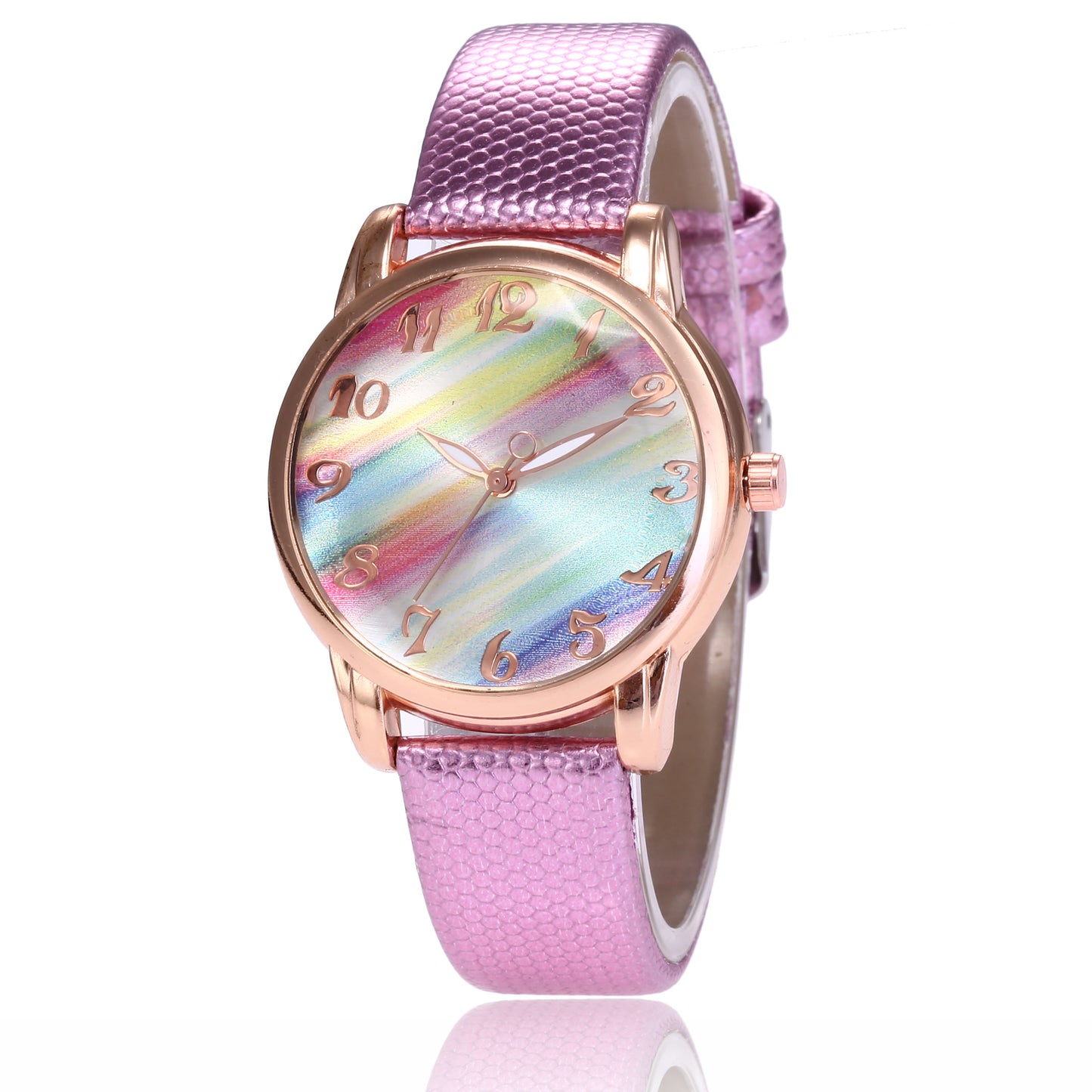 Orologio quadrante arcobaleno