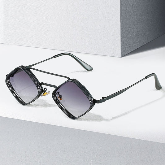 Occhiali da sole punk forma diamante