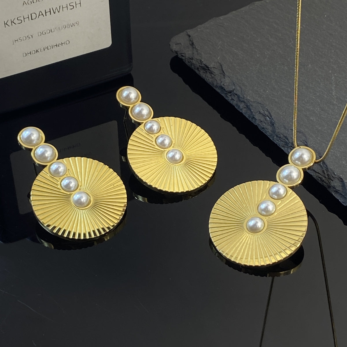 Collana stella titanio 8 punte