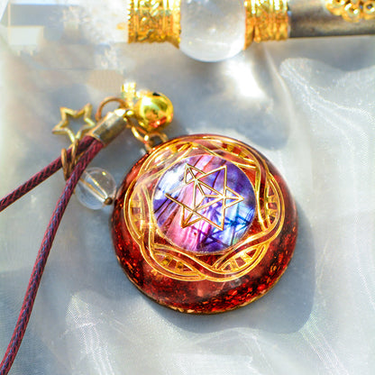 Collana cristallo rosso