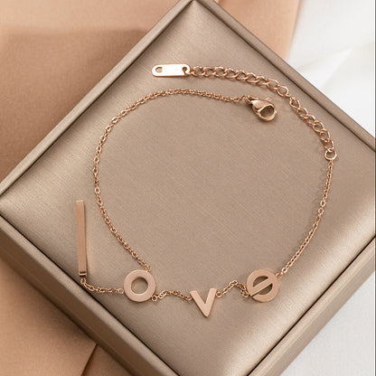 Bracciale e cavigliera LOVE