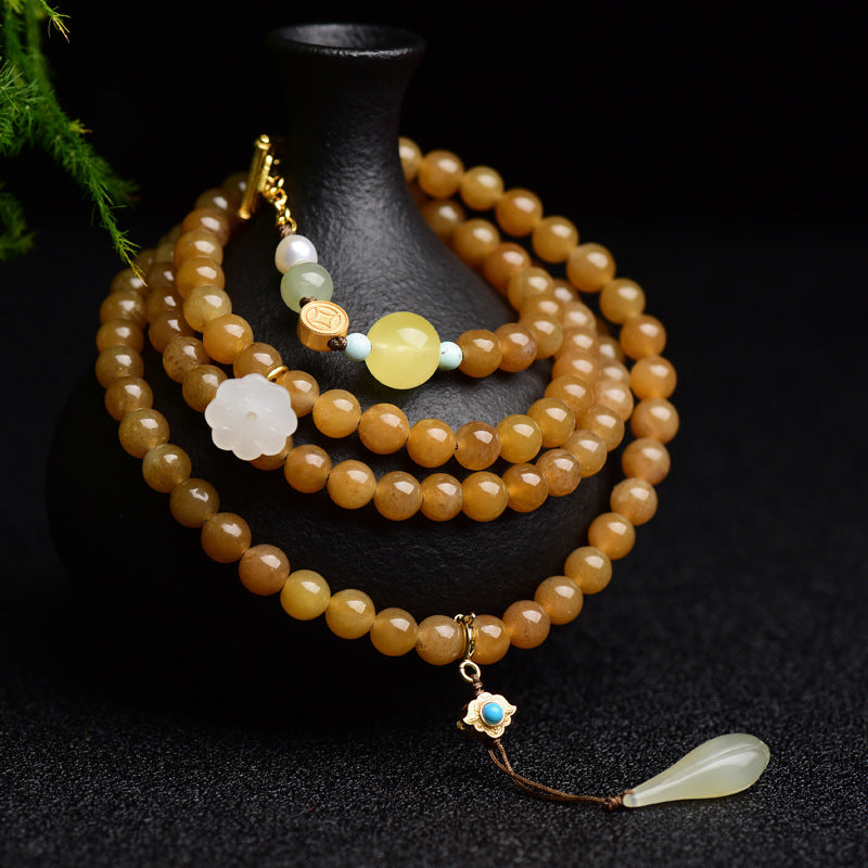 Bracciale perline verde